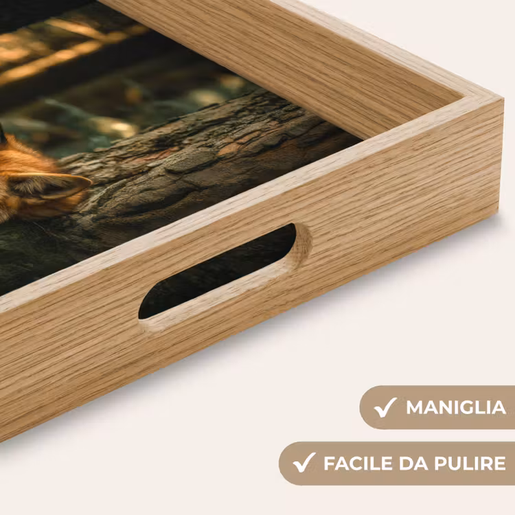 Vassoio - Volpe - Foresta - Sonno — 8