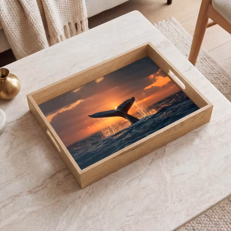 Vassoio - Coda di balena - Acqua - Tramonto — 2