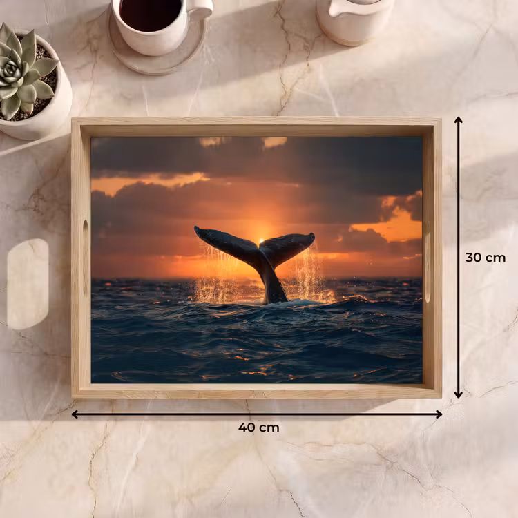 Vassoio - Coda di balena - Acqua - Tramonto — 7