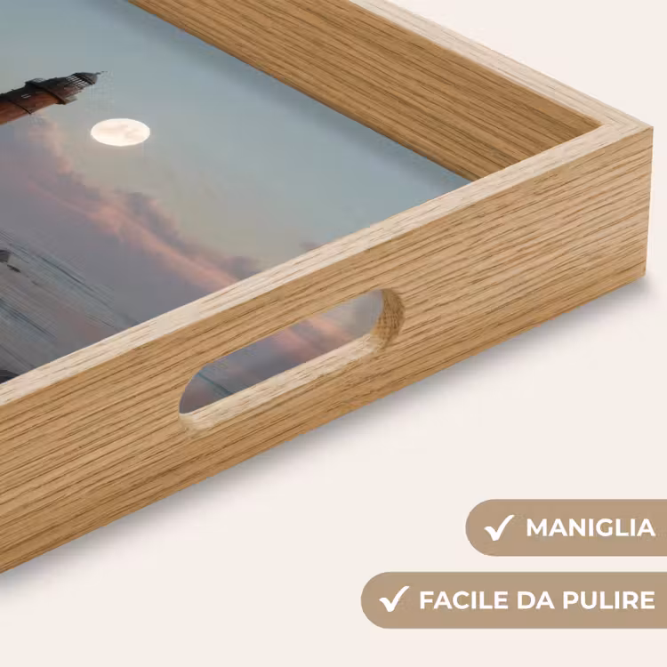 Vassoio - Faro - Pietre - Acqua - Luna — 8