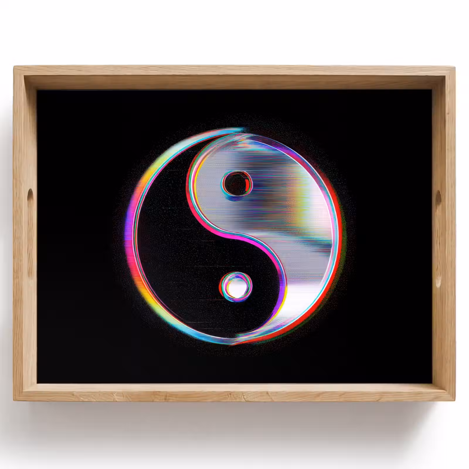 Vassoio - Yin-Yang - Cerchio - Arcobaleno — 1