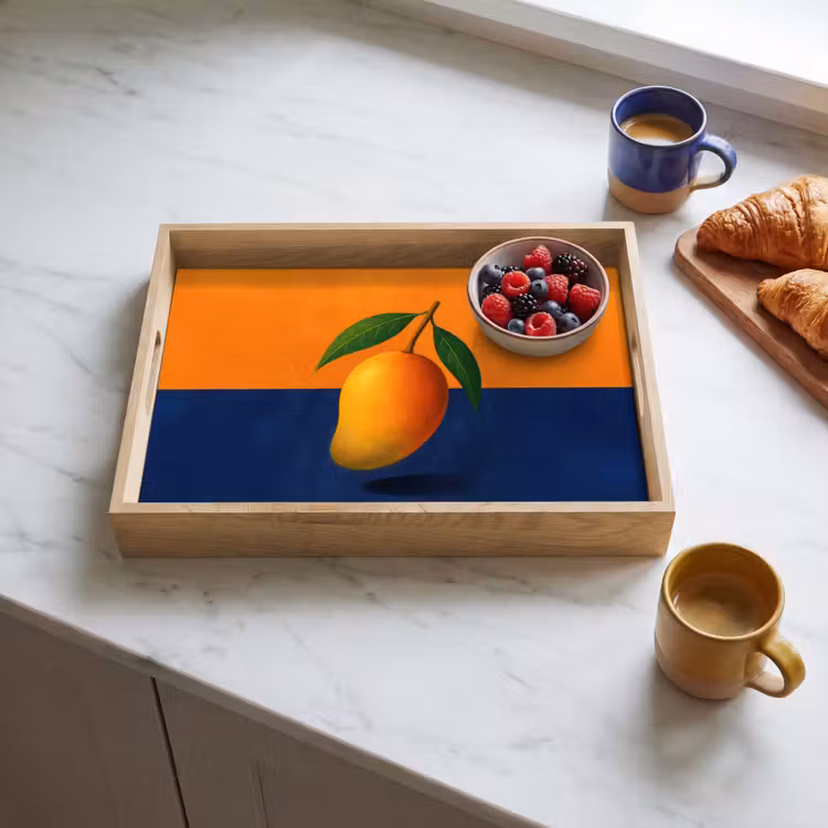 Vassoio - Mango - Pianura - Arancione — 3