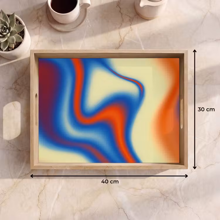 Vassoio - Onde - Colorate - Astratte — 7