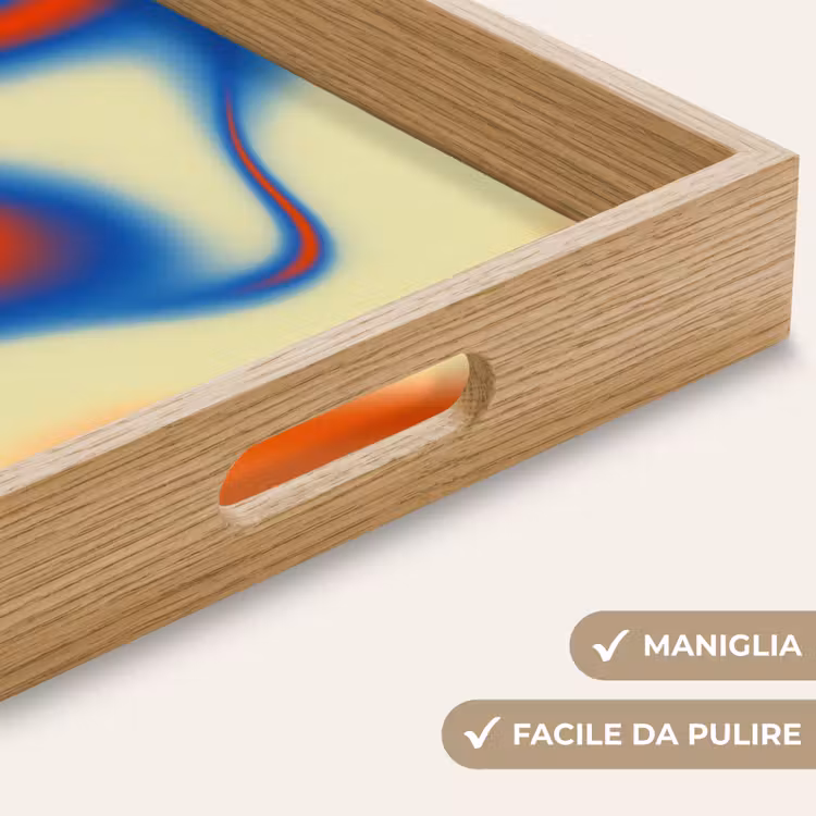Vassoio - Onde - Colorate - Astratte — 8