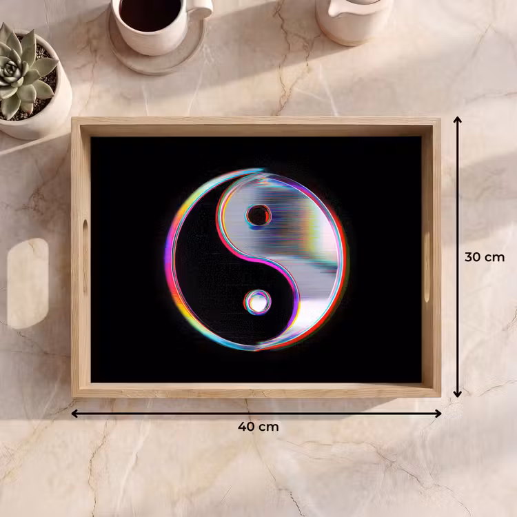 Vassoio - Yin-Yang - Cerchio - Arcobaleno — 7