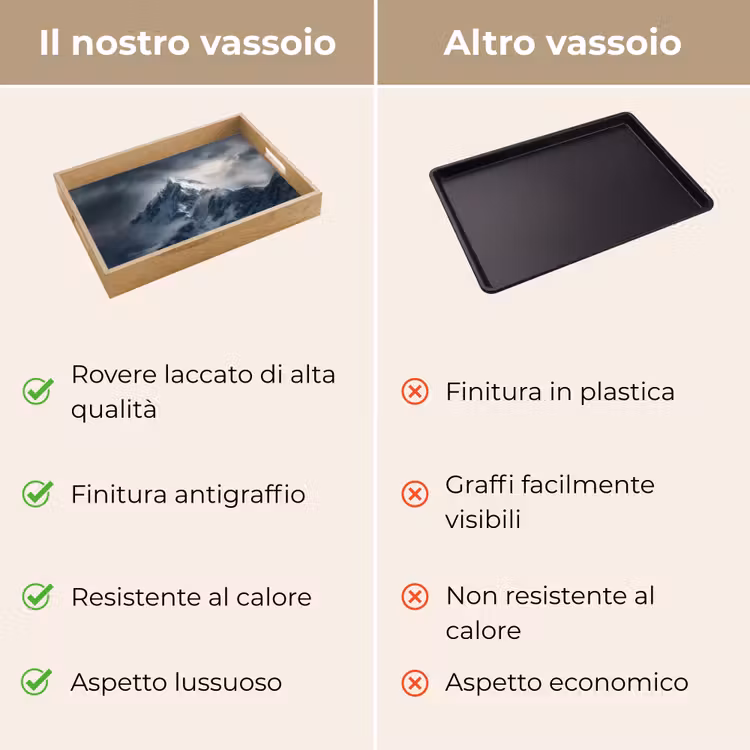 Vassoio - Neve - Montagna - Nuvole — 9