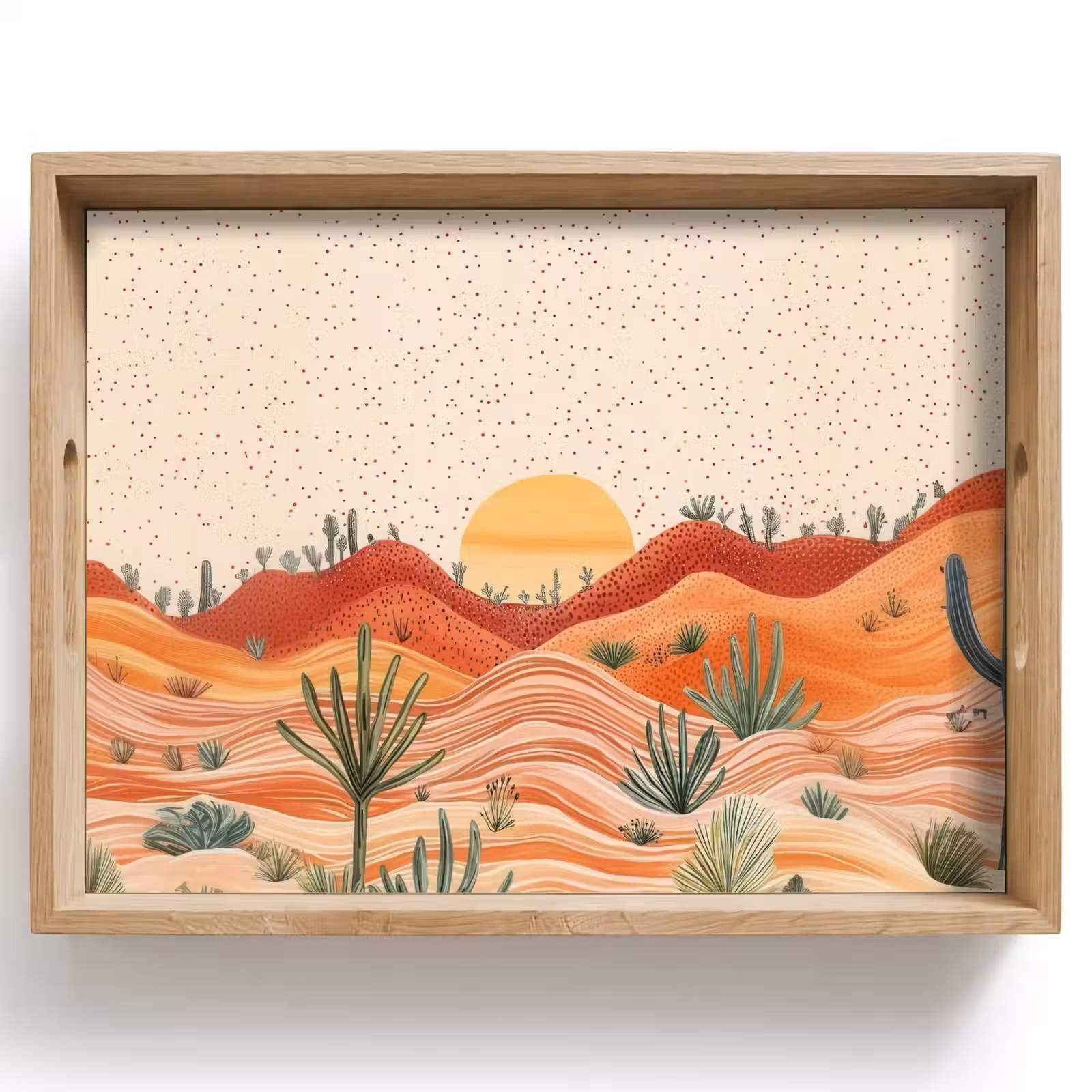 Vassoio - Paesaggio - Colline - Tramonto — 1