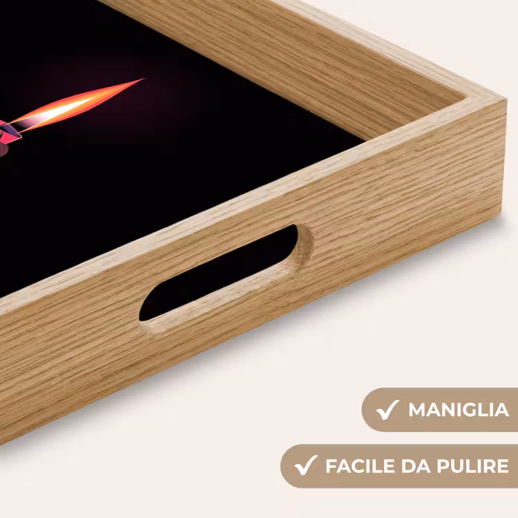 Vassoio - Accendino - Fiamma - Scuro — 8