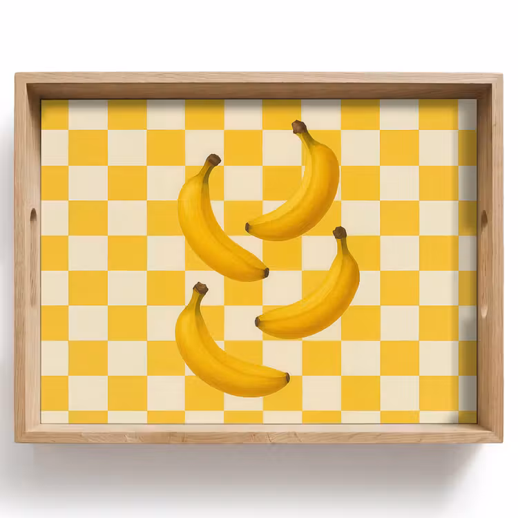 Vassoio - Banane - Giallo - Bloccato — 1