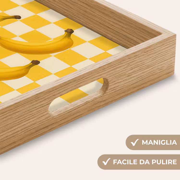Vassoio - Banane - Giallo - Bloccato — 8