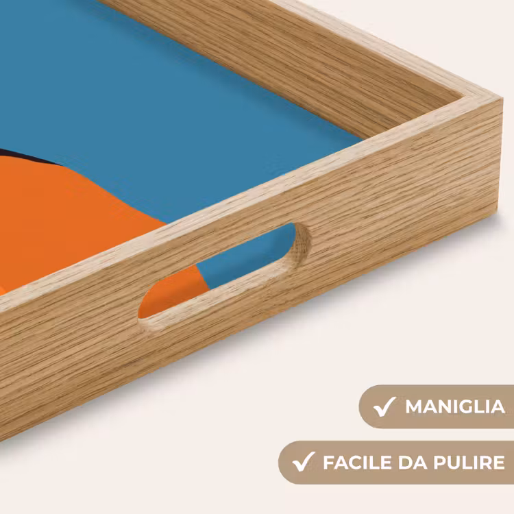 Vassoio - Dune arancioni - Ombra - Cielo vuoto — 8