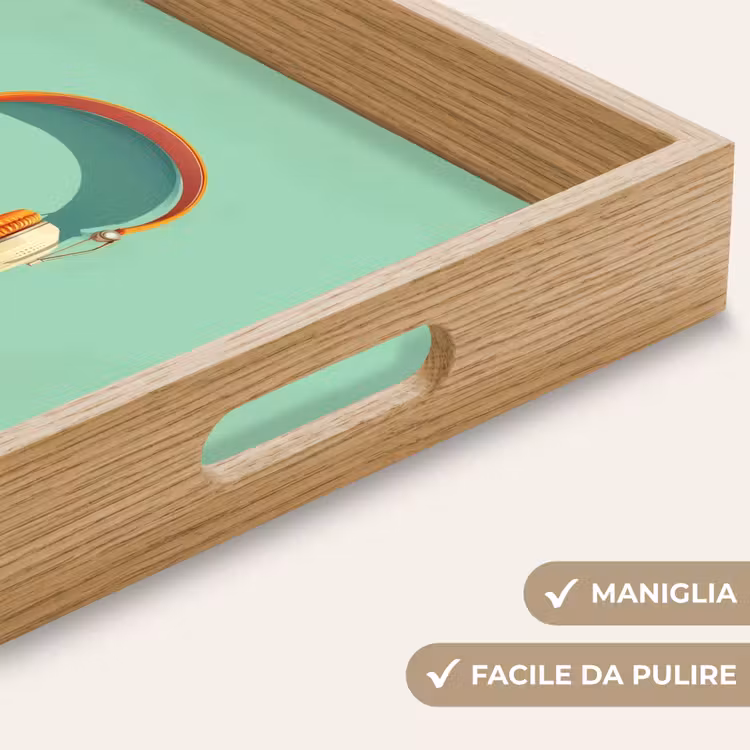 Vassoio - Cuffie - Arancione - Cavo - Minimalista — 8