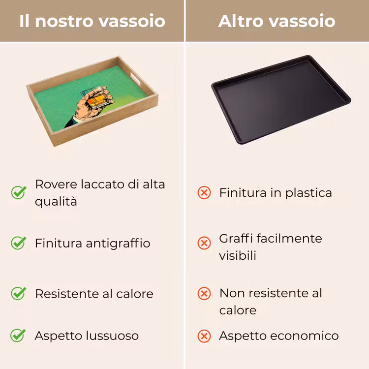 Vassoio - Whisky - Vetro - Mano - Verde — 9