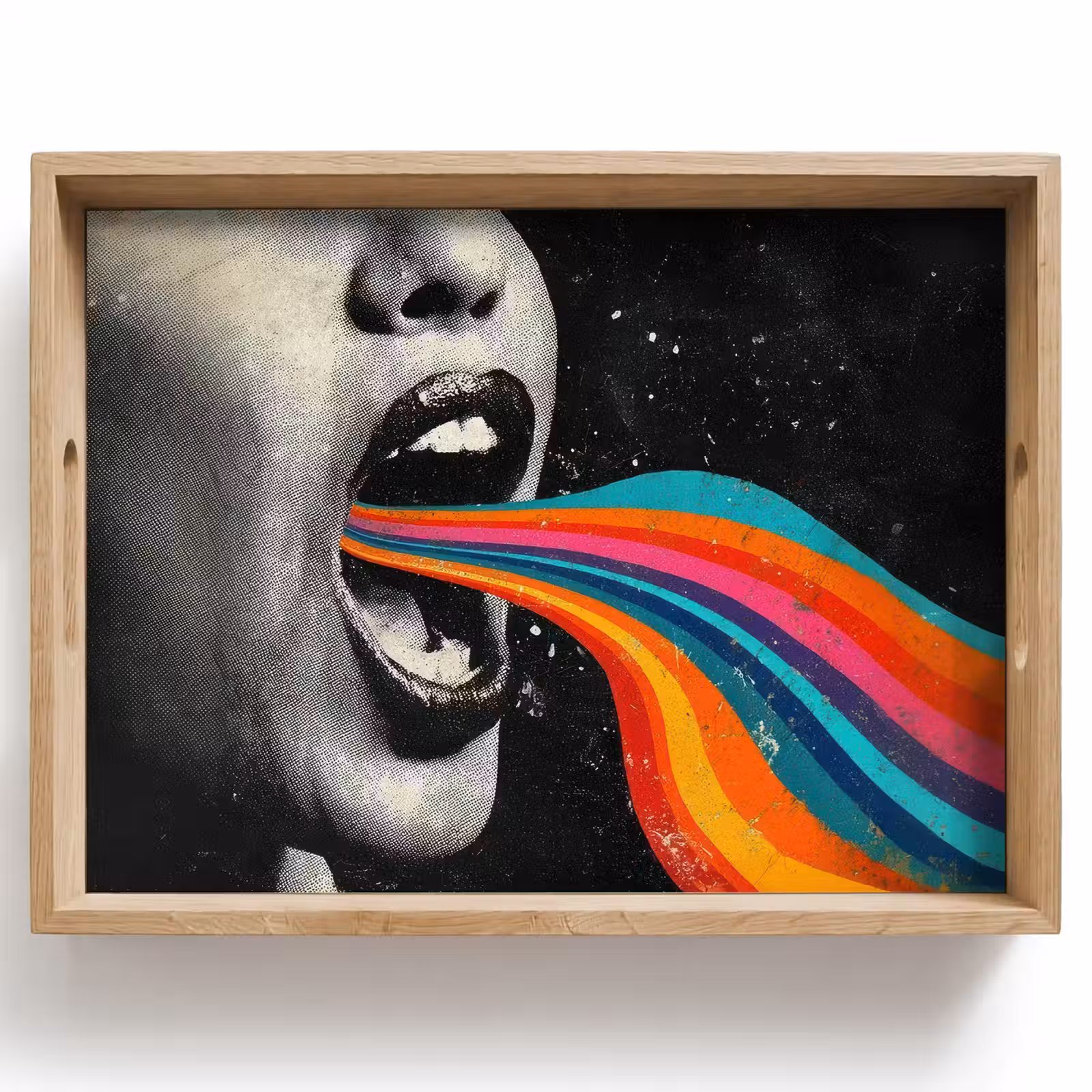 Vassoio - Bocca - Onde - Arcobaleno — 1