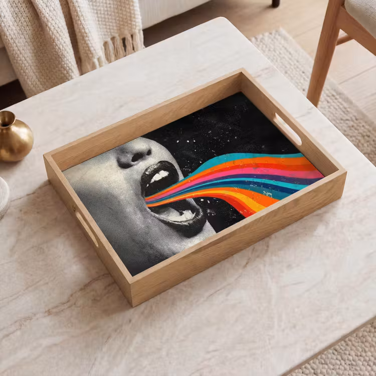 Vassoio - Bocca - Onde - Arcobaleno — 2