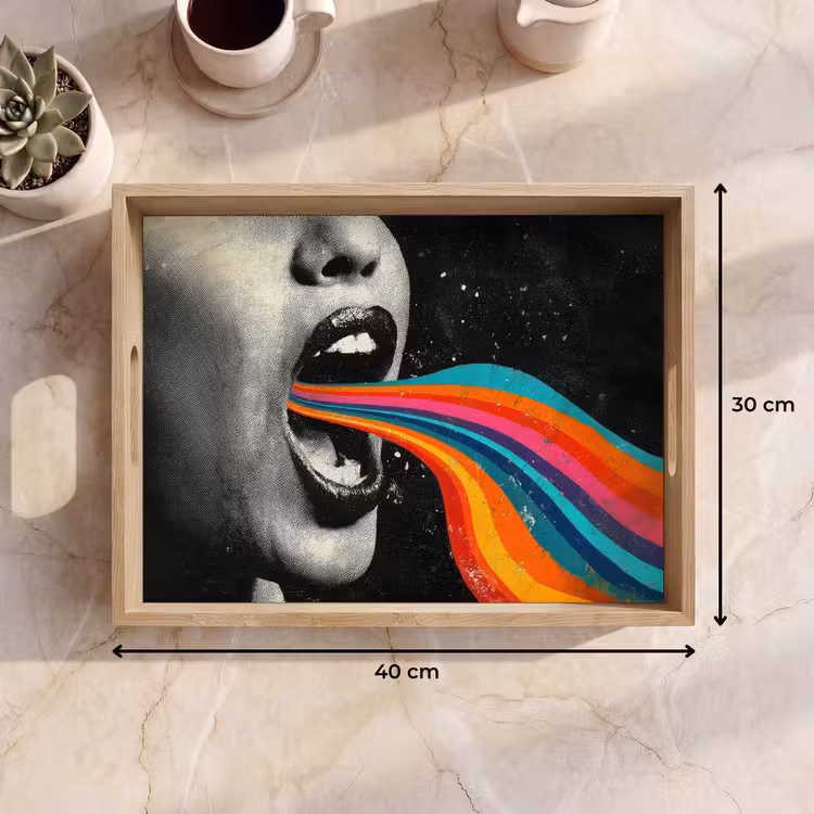 Vassoio - Bocca - Onde - Arcobaleno — 7