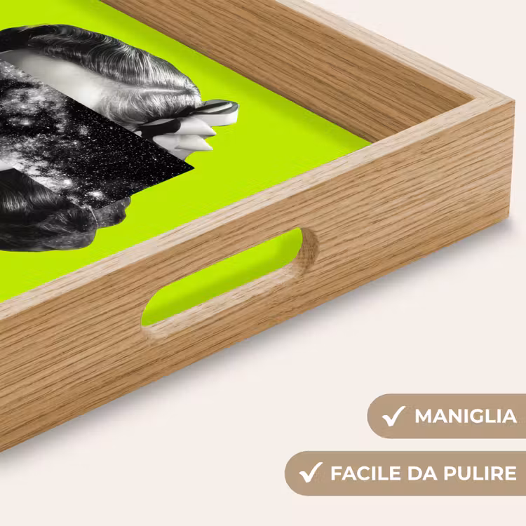 Vassoio - Donna - Cielo stellato - Verde — 8