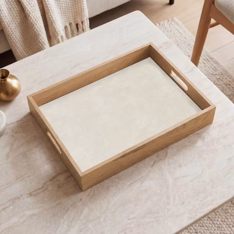 Vassoio - Color sabbia - Moderno - Liscio — 2