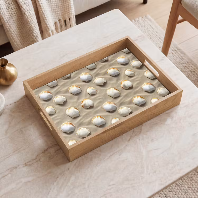 Vassoio - Conchiglie - Sabbia - Marittimo — 2