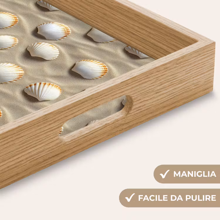 Vassoio - Conchiglie - Sabbia - Marittimo — 8
