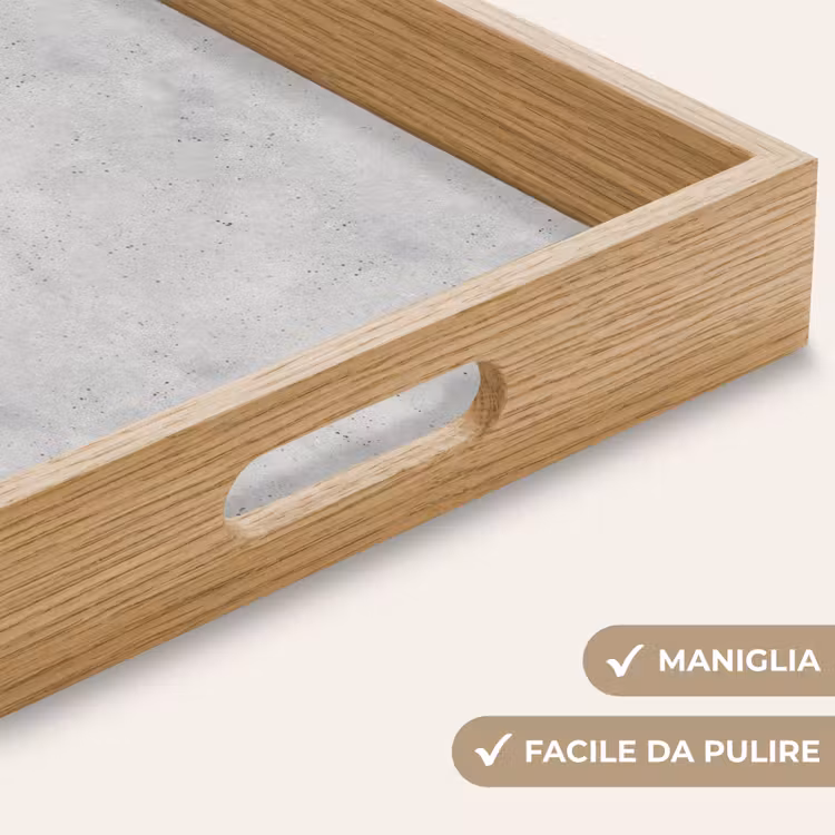 Vassoio - Grigio - Calcestruzzo - Neutro — 8