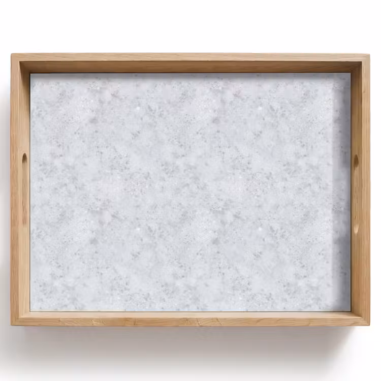 Vassoio - Grigio - Effetto Terrazzo - Cemento — 1