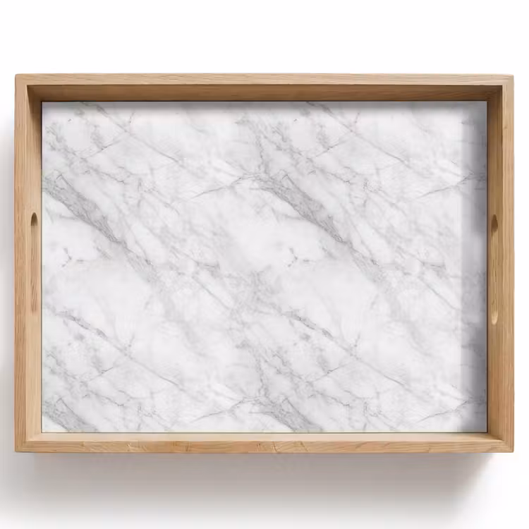 Vassoio - Classico - Marmo - Grigio — 1