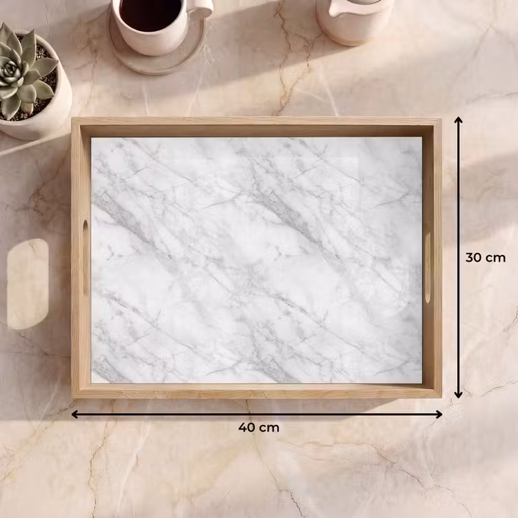 Vassoio - Classico - Marmo - Grigio — 7