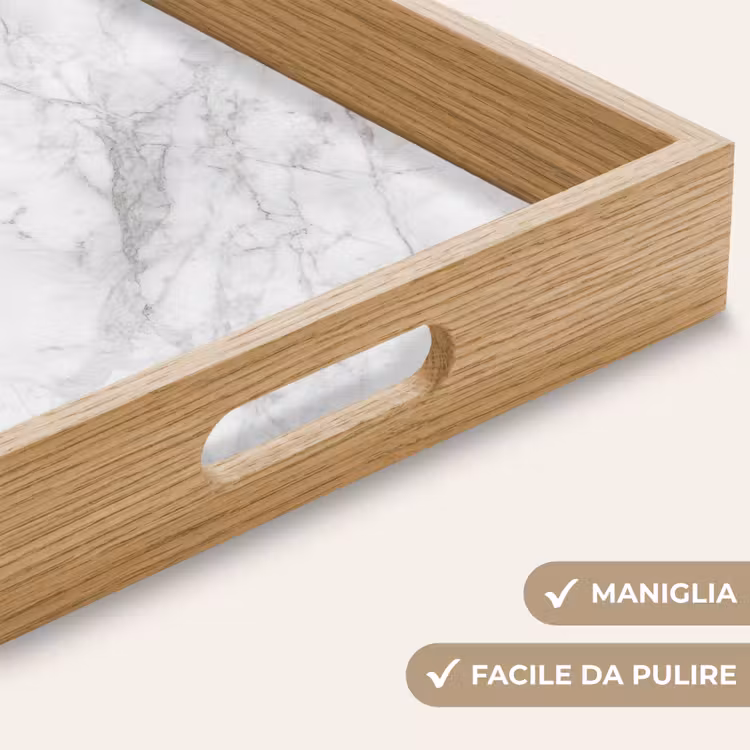 Vassoio - Classico - Marmo - Grigio — 8
