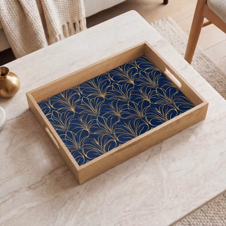 Vassoio - Deco - Ventilatore - Blu — 2