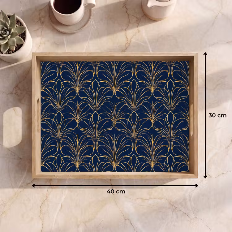 Vassoio - Deco - Ventilatore - Blu — 7