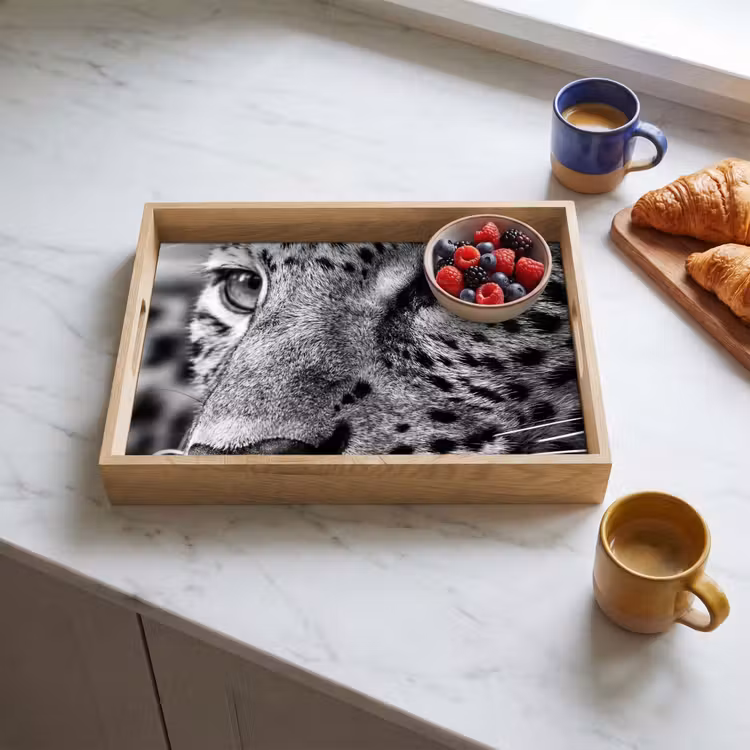 Vassoio - Leopardo - Nero - Bianco - Occhio — 3