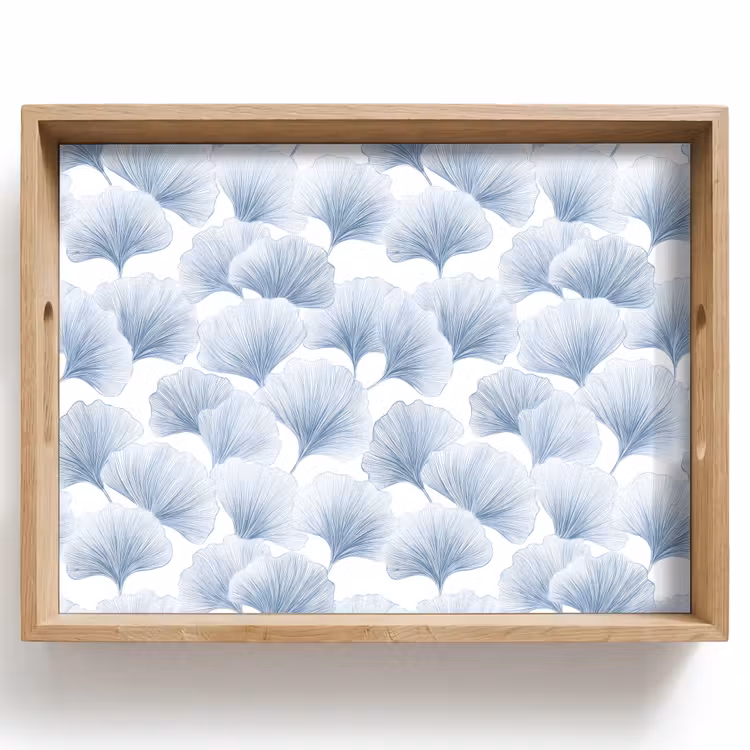 Vassoio - Ventilatore - Moderno - Blu — 1