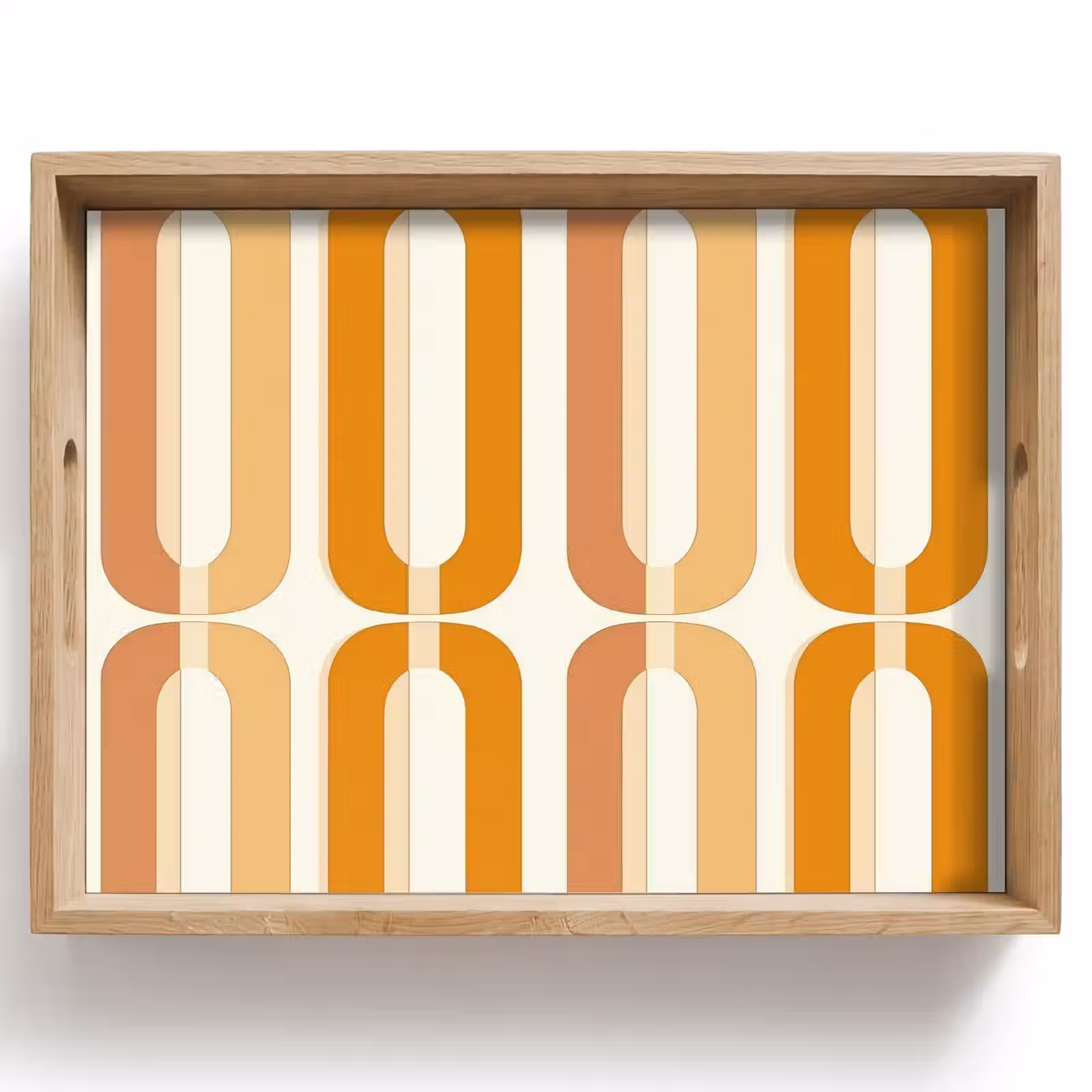 Vassoio - Forma a U - Retro - Arancione — 1