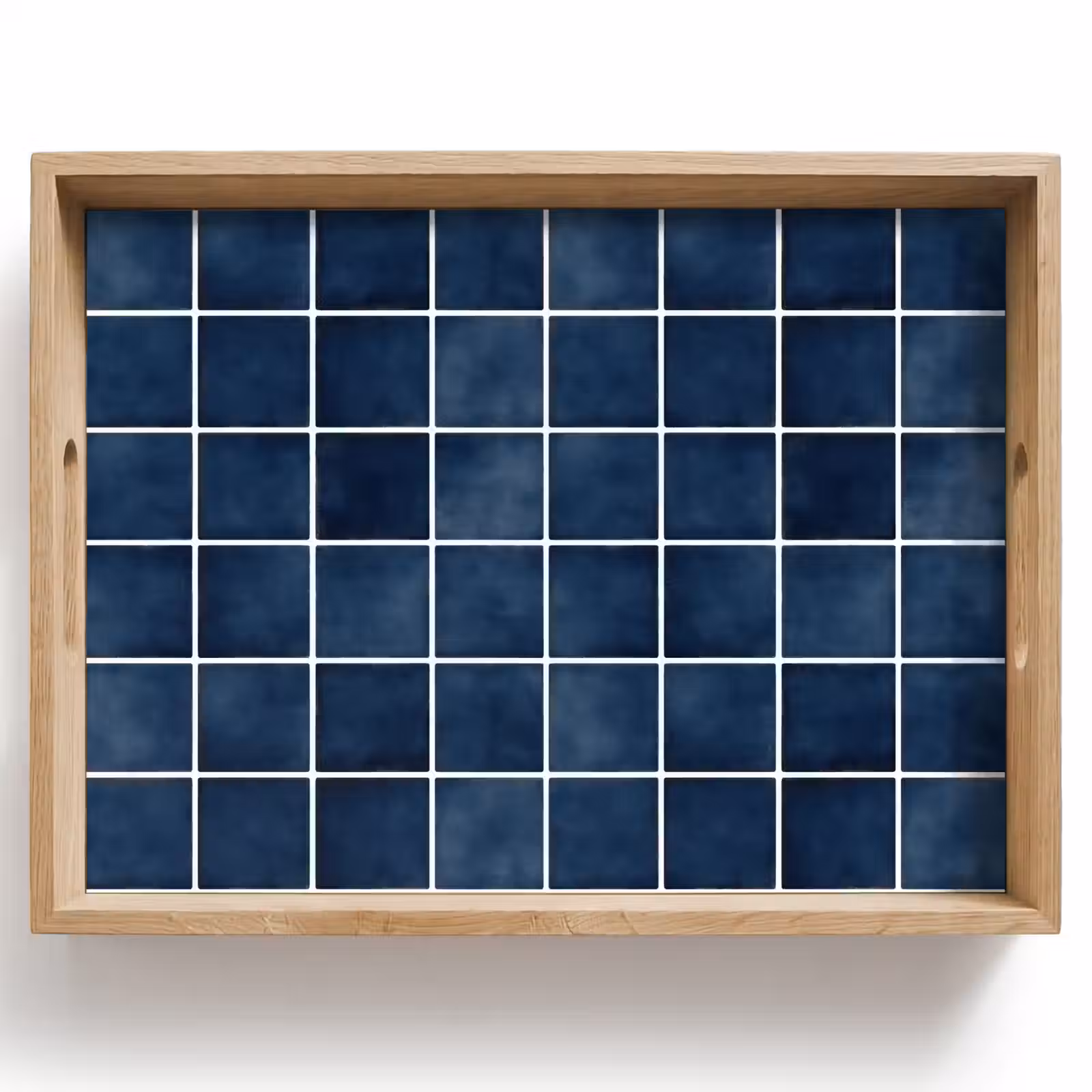 Vassoio - Piastrella - Moderna - Blu — 1