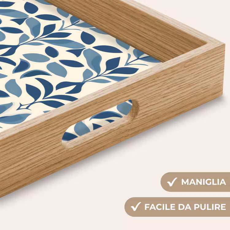 Vassoio - Flora - Moderno - Blu — 8