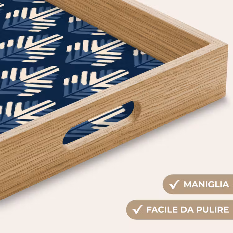 Vassoio - Moderno - Fantasia - Blu — 8