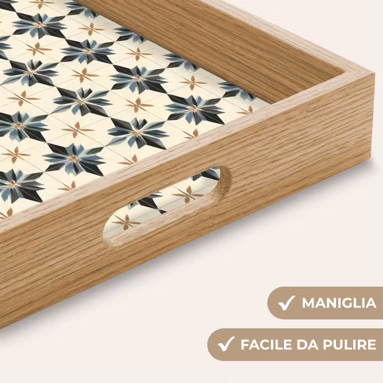 Vassoio - Ornamentale - Ornamento - Blu — 8
