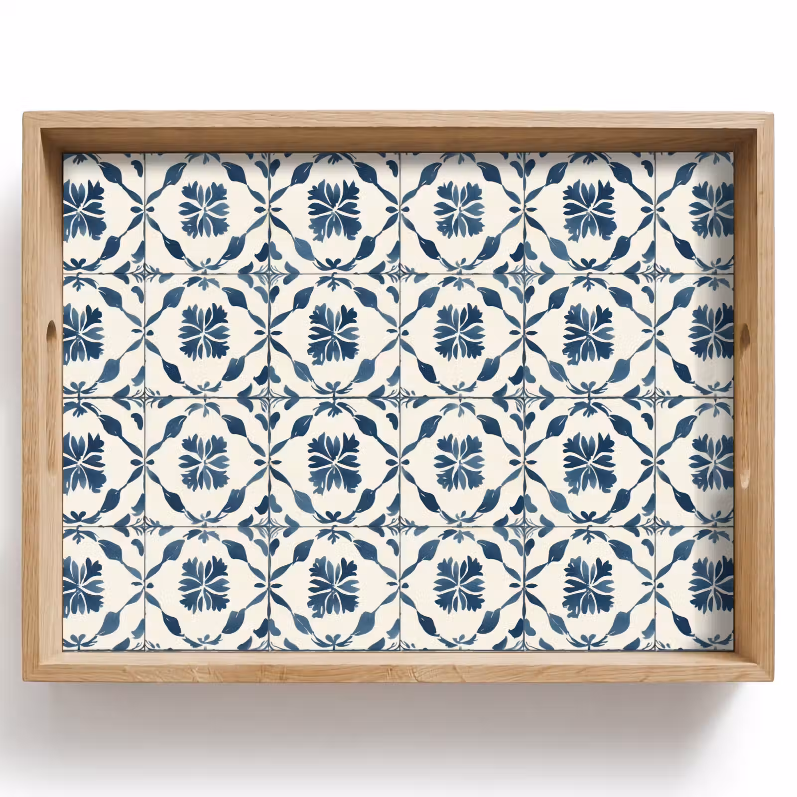 Vassoio - Grafica - Piastrella - Blu — 1