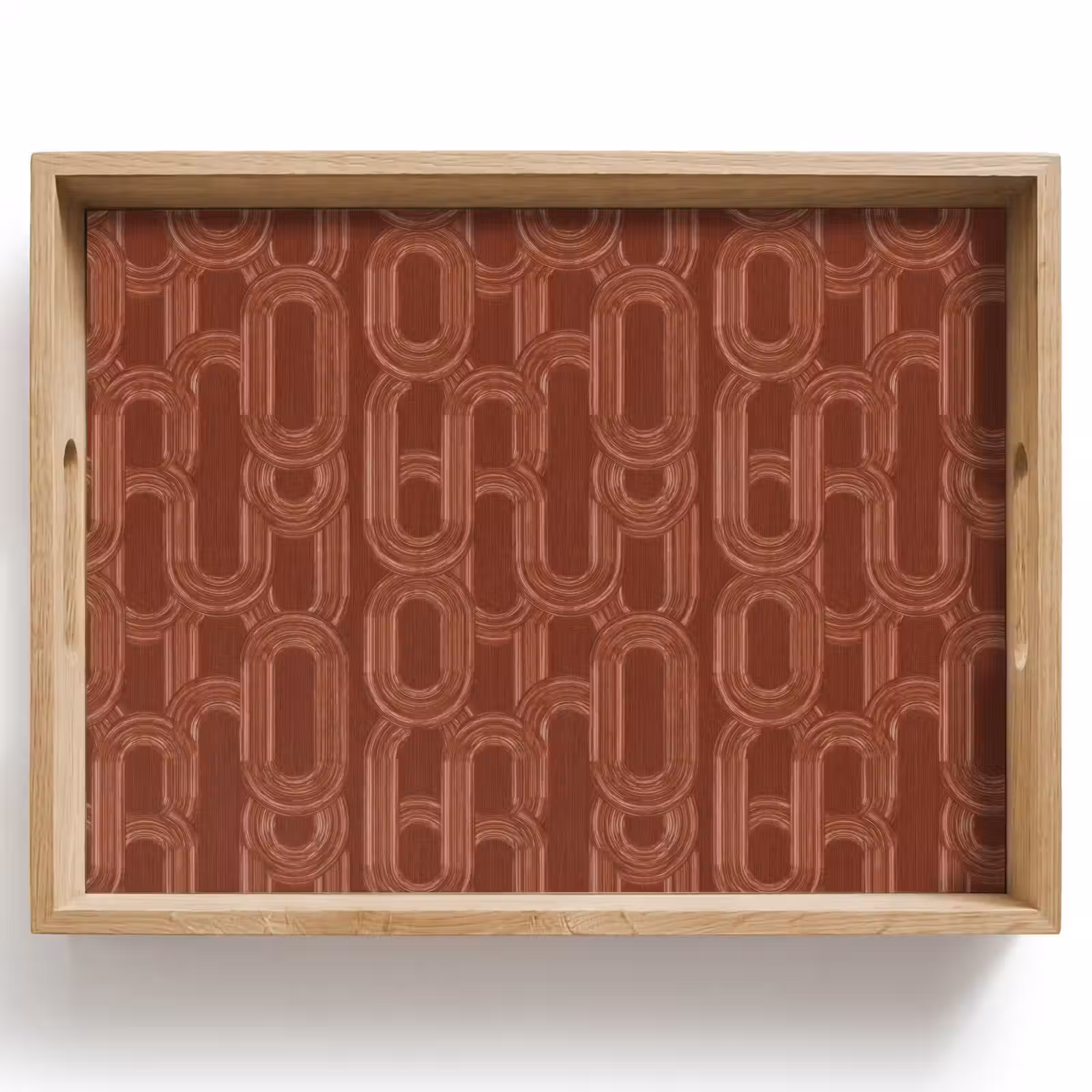 Vassoio - Astratto - Texture - Marrone — 1