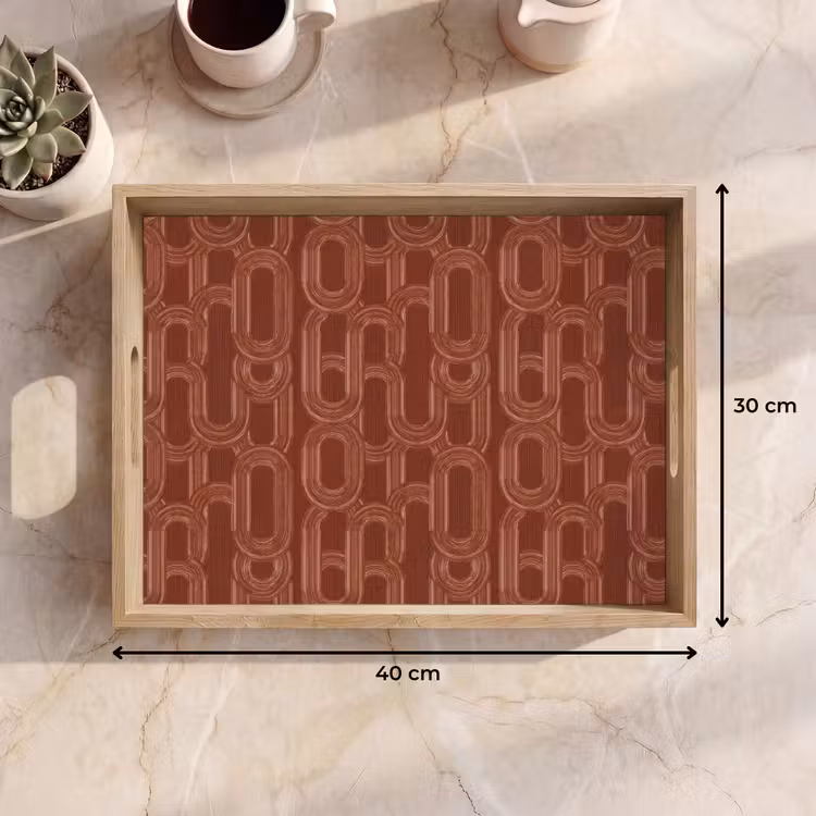 Vassoio - Astratto - Texture - Marrone — 7