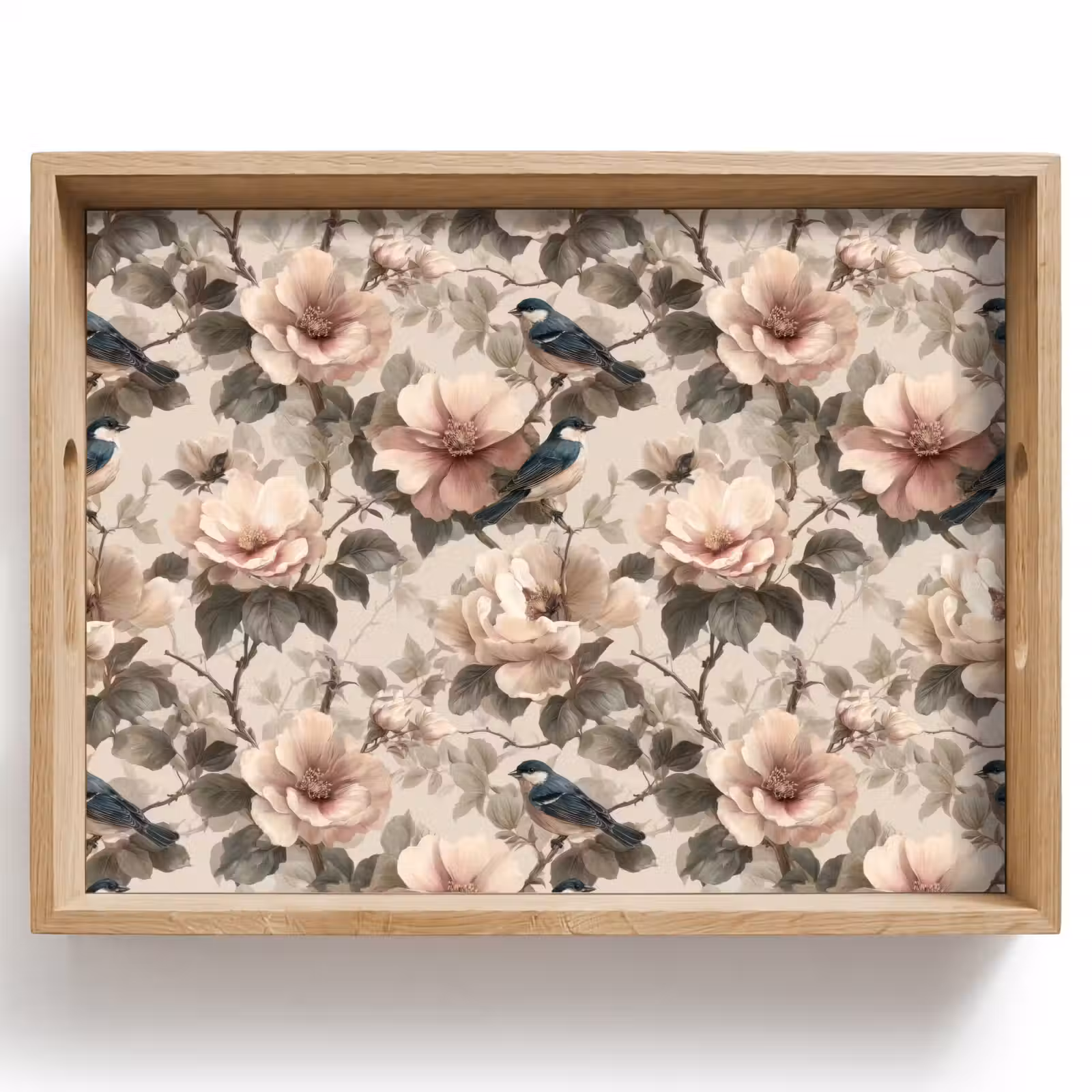 Vassoio - Classico - Uccelli - Colorato — 1