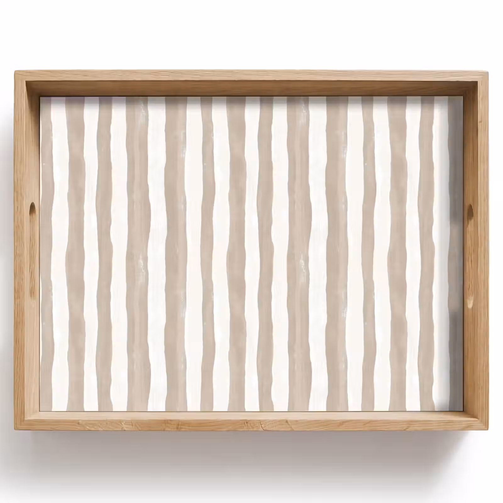 Vassoio - Minimalista - Strisce - Beige — 1