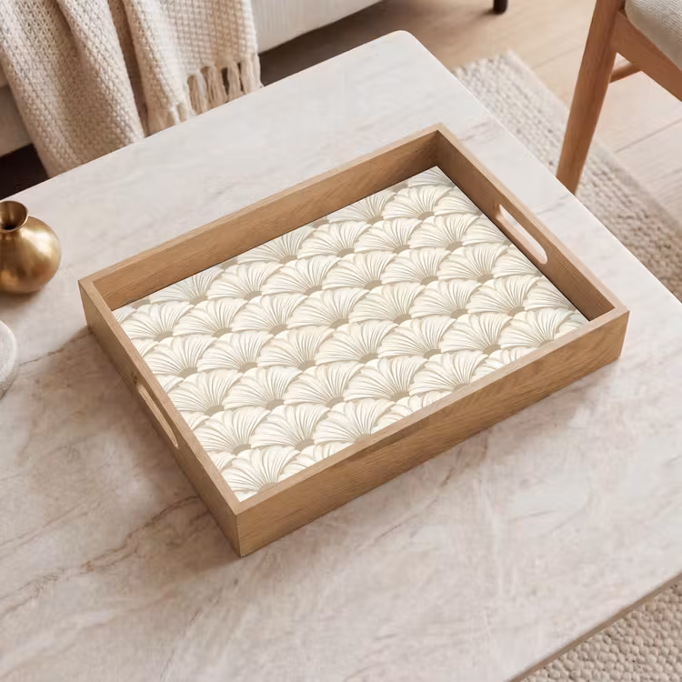 Vassoio - Classico - Arte - Beige — 2