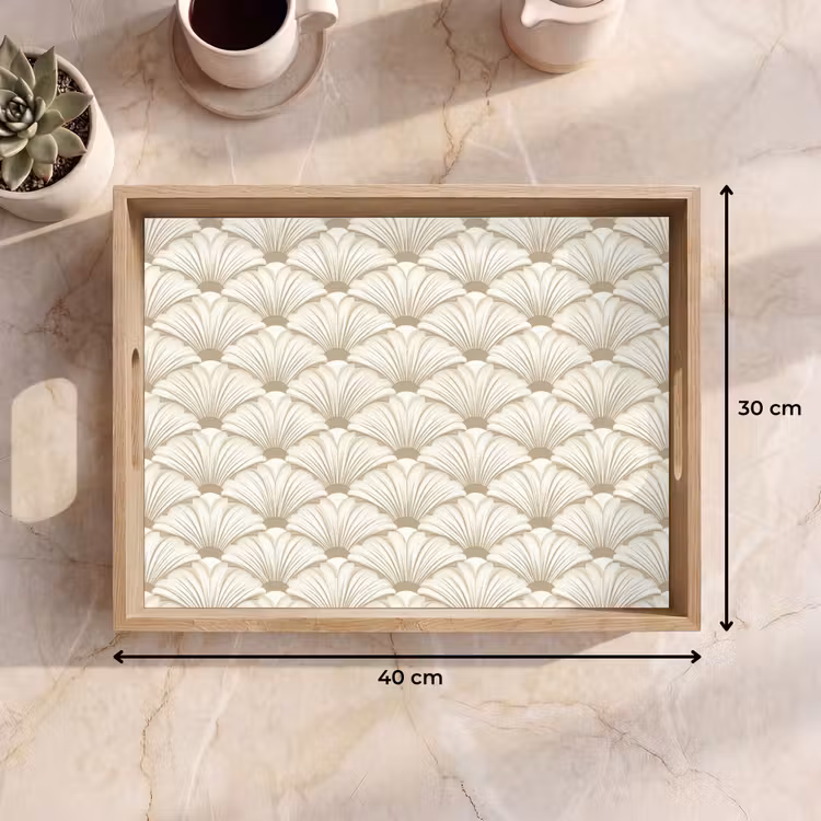 Vassoio - Classico - Arte - Beige — 7