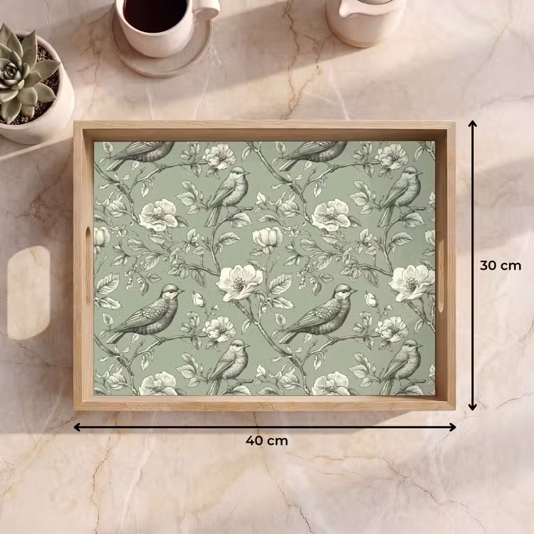 Vassoio - Classico - Botanico - Verde — 7