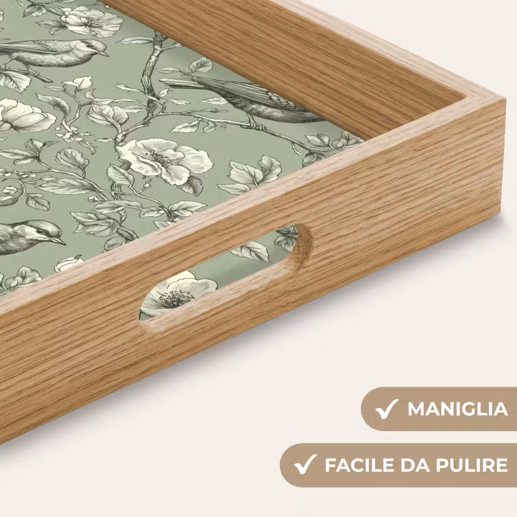 Vassoio - Classico - Botanico - Verde — 8