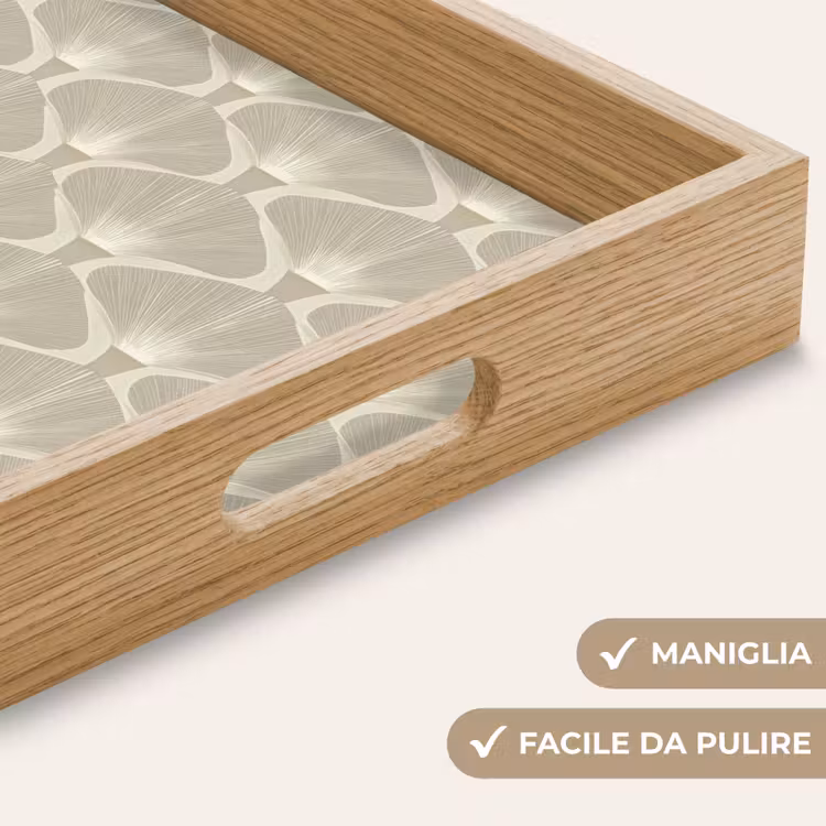 Vassoio - Pannello - Ginkgo - Sabbia — 8