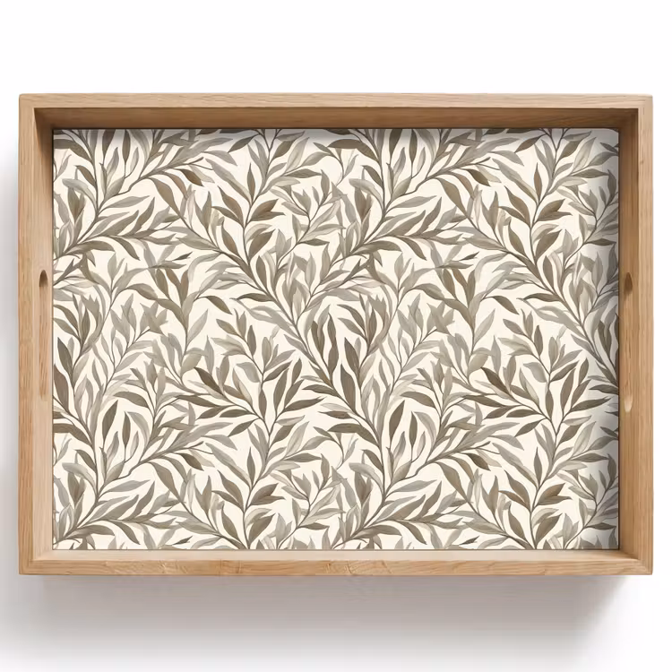 Vassoio - Rami - Botanico - Taupe — 1