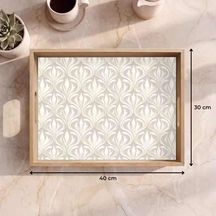Vassoio - Barocco - Motivo - Beige — 7